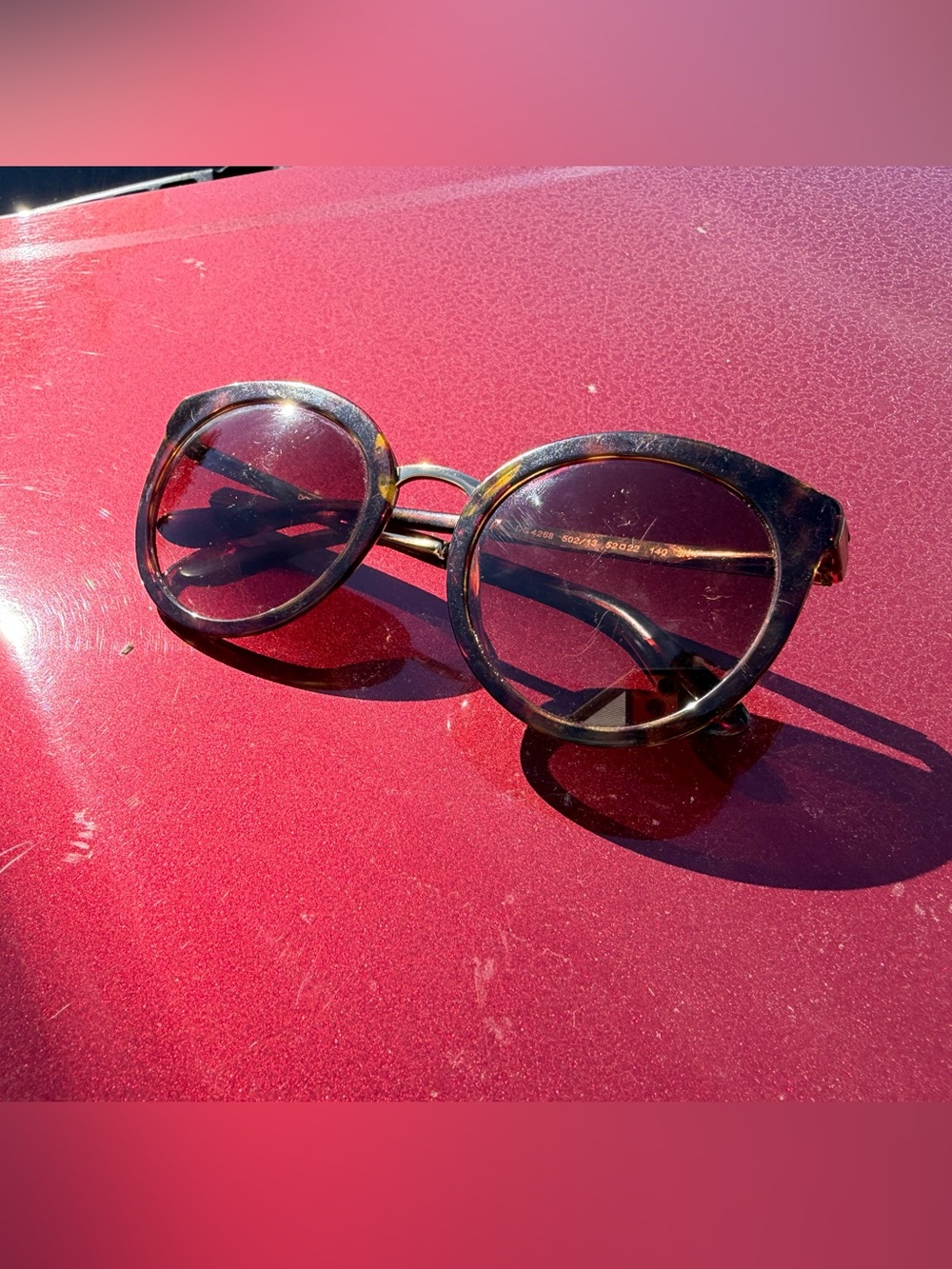 Dolce & Gabbana Round Tortoiseshell Women's Sunglasses - Brown Lenses